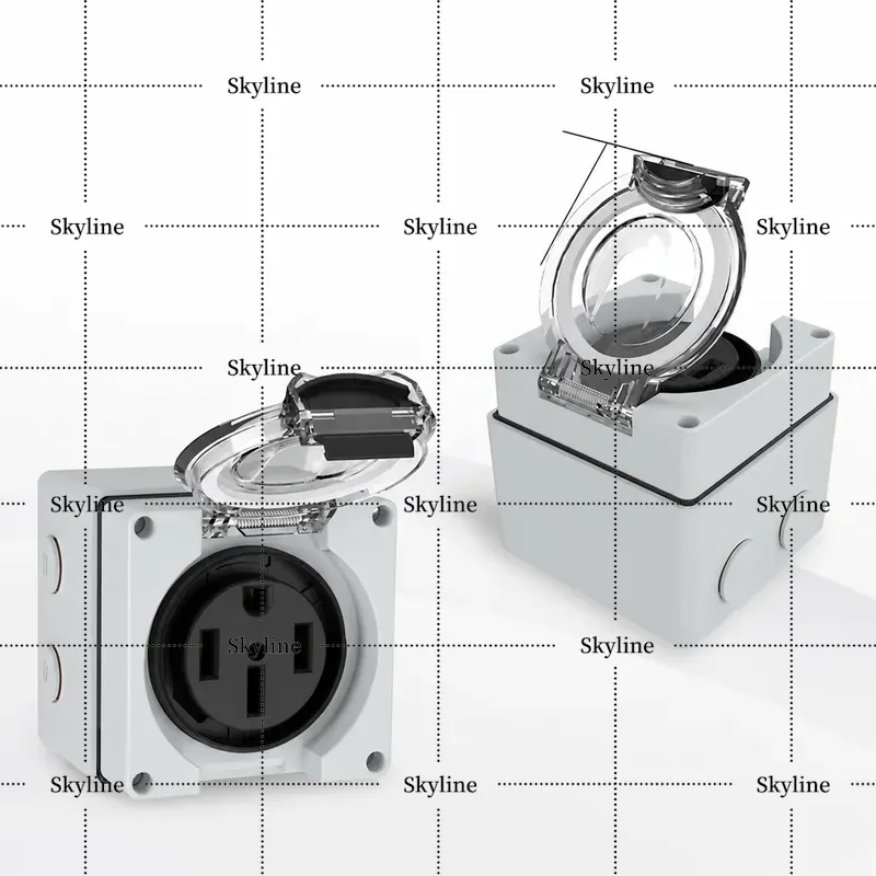 Outdoor Power Receptacle - B67A 50 Amp Power Outlet Box