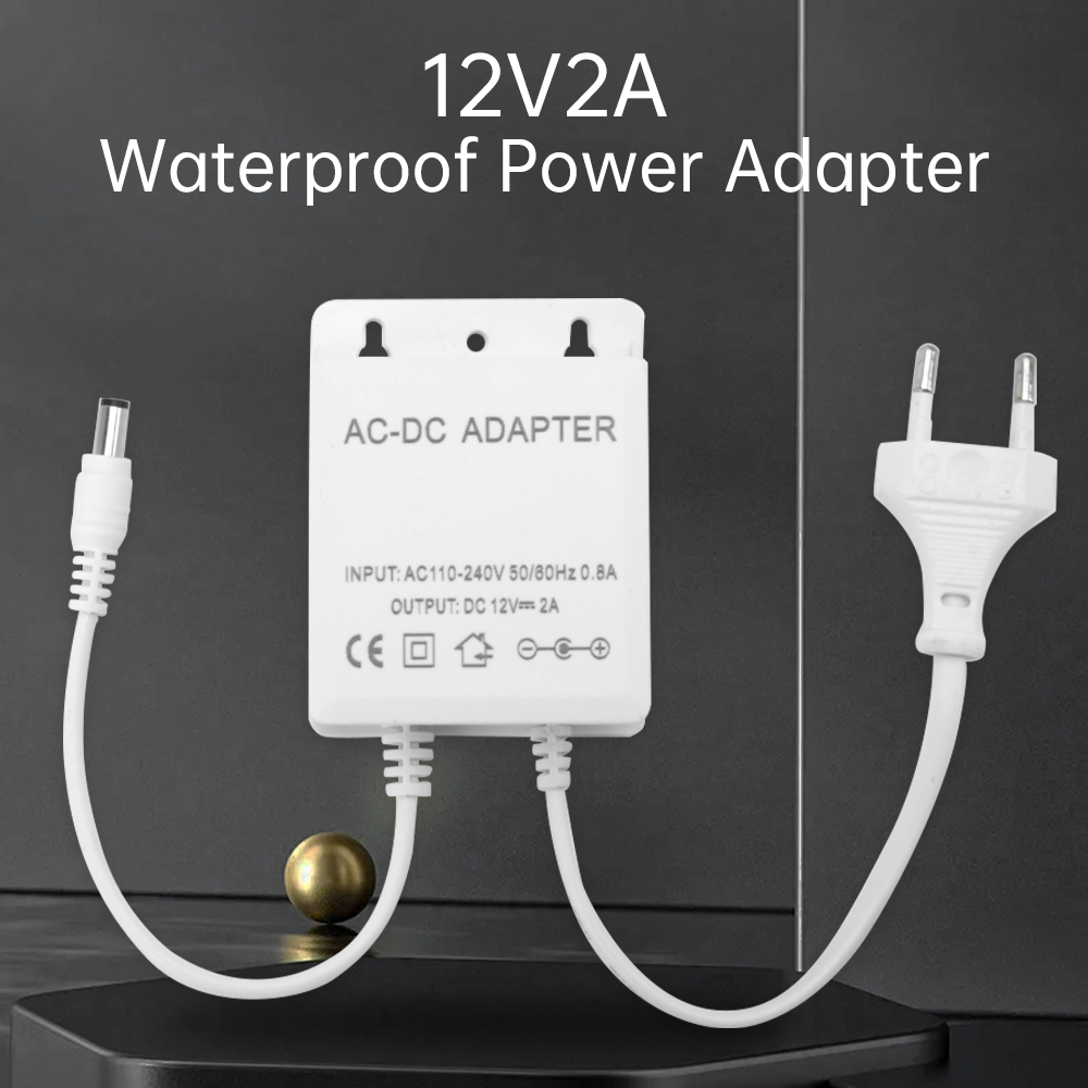 DC12V 2A EU Plug Adapter Secur - đánh giá và giá Outdoor Power Plug