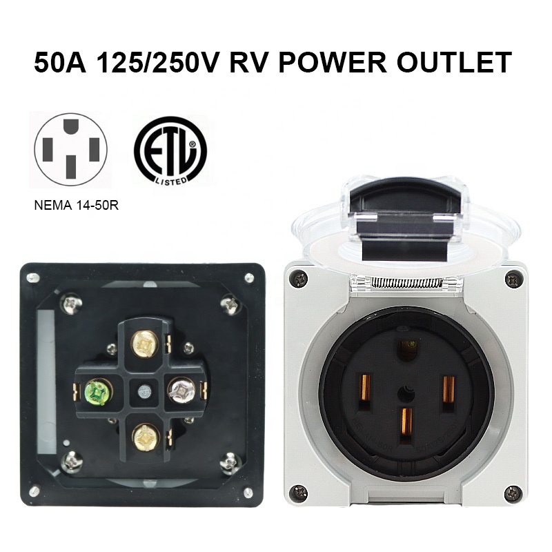 50 Amp Generator RV Power Inle - đánh giá và giá Outdoor Power Receptacle