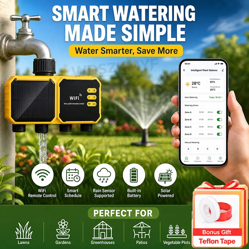 Smart 2/4 Zones Solar Powered  - đánh giá và giá Power Zone Outdoor Timer