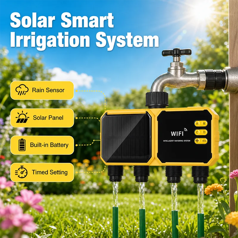 Smart 2/4 Zones Solar Powered  - đánh giá và giá Power Zone Outdoor Timer