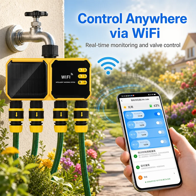 Smart 2/4 Zones Solar Powered  - đánh giá và giá Power Zone Outdoor Timer