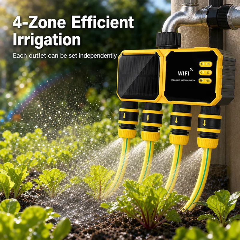 Smart 2/4 Zones Solar Powered  - đánh giá và giá Power Zone Outdoor Timer