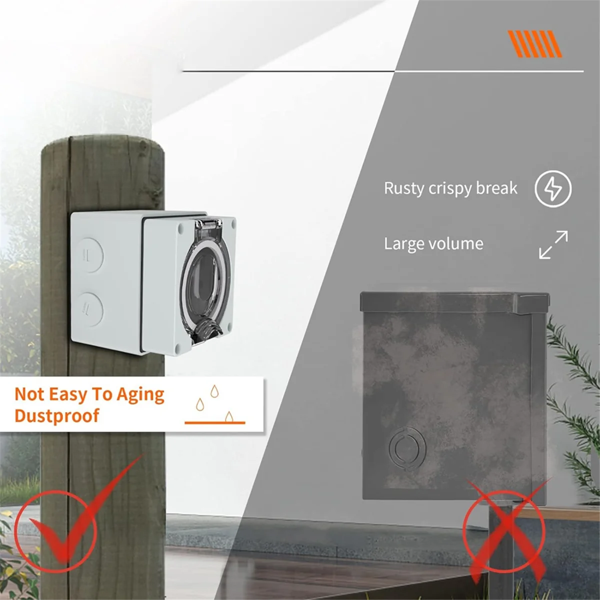 AT16 50Amp Power Outlet Box, 1 - đánh giá và giá Outdoor Power Receptacle Box
