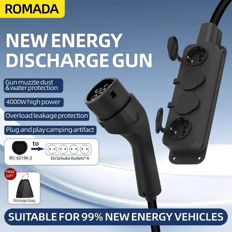 Portable 16A 4KW Electric Car  - đánh giá và giá Outdoor Power Plug