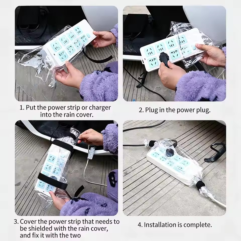 Waterproof Charger Rain Cover  - đánh giá và giá Outdoor Power Plug