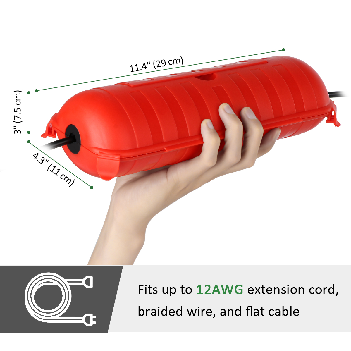 Weatherproof IP54 Outdoor Exte - đánh giá và giá Outdoor Power Outlet Waterproof