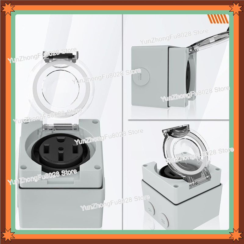 50Amp 14-50R Power Outlet Box  - đánh giá và giá Outdoor Power Receptacle Box