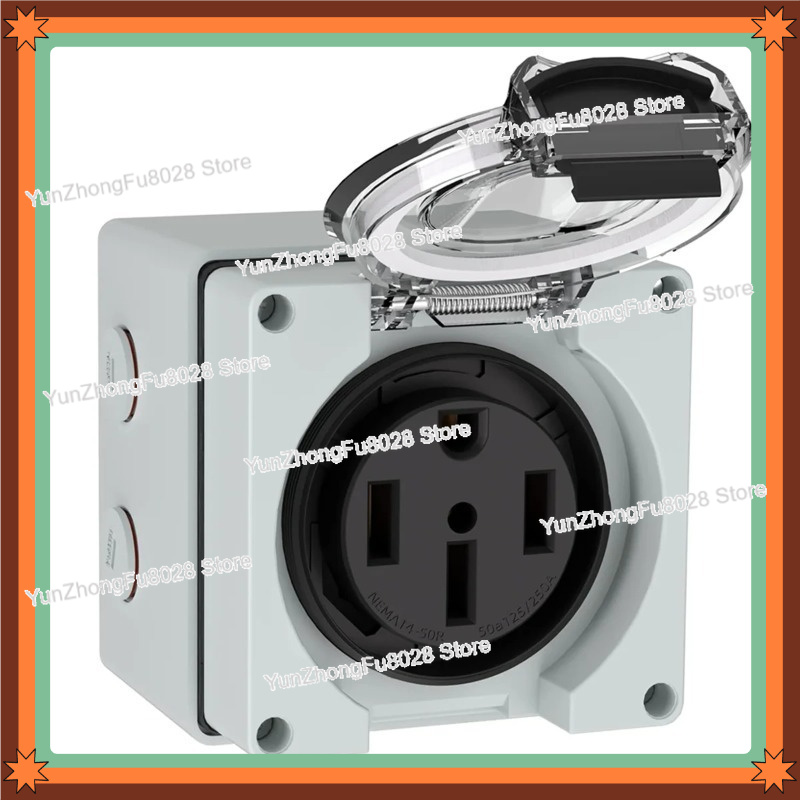 50Amp 14-50R Power Outlet Box  - đánh giá và giá Outdoor Power Receptacle Box