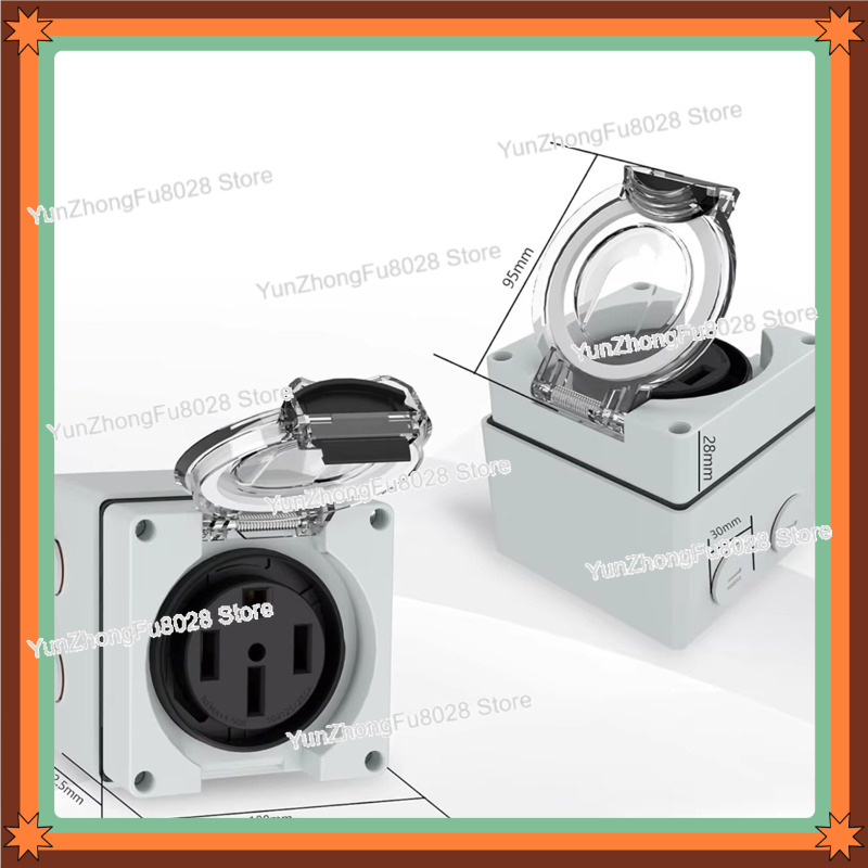 50Amp 14-50R Power Outlet Box  - đánh giá và giá Outdoor Power Receptacle Box