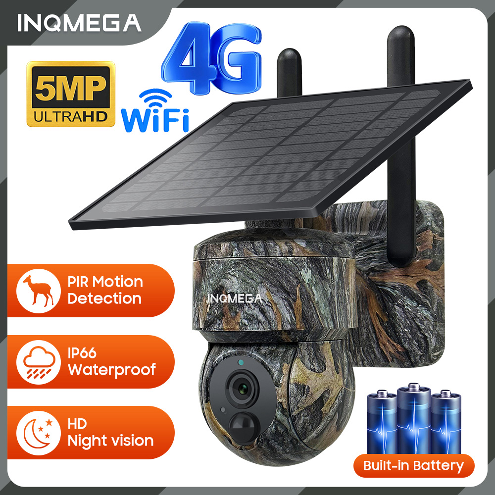 INQMEGA 5MP 4G / WIFI Solar Wi - đánh giá và giá Outdoor Power Monitor