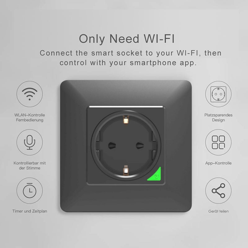 Avoir Tuya Zigbee Ổ Cắm Điện I - đánh giá và giá Outdoor Zigbee Power Plug