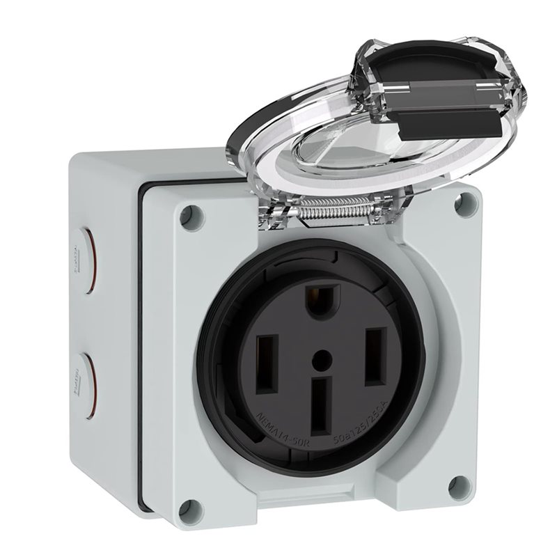 Y17A 6X 50Amp Power Outlet Box - đánh giá và giá Outdoor Power Receptacle