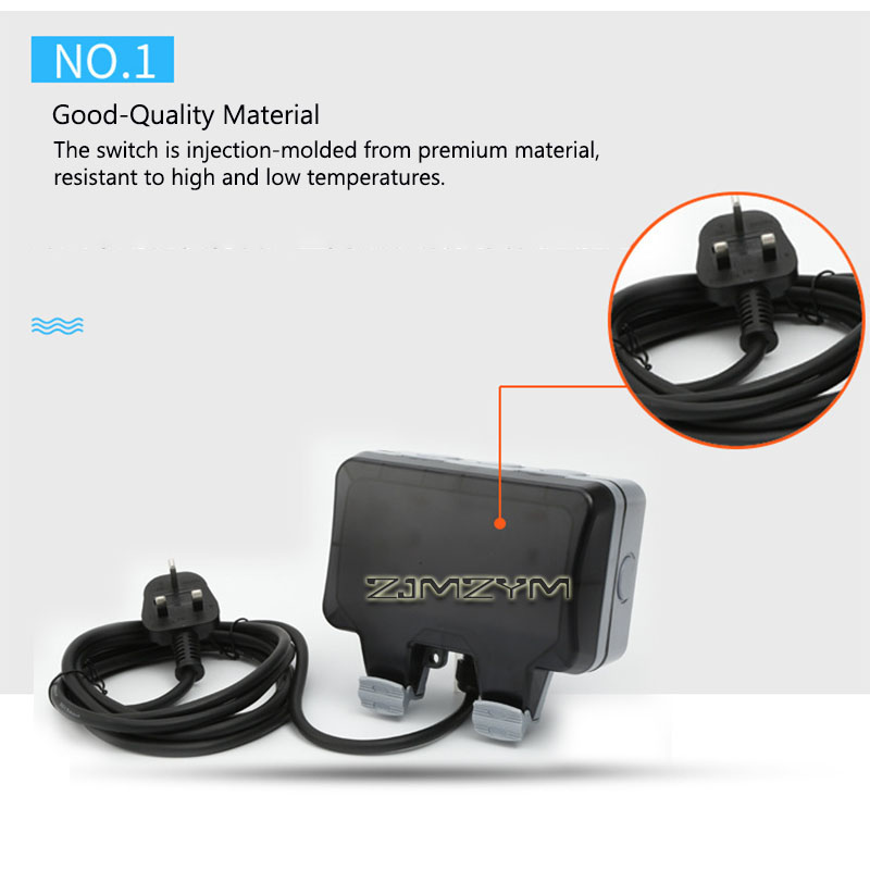 Outdoor Waterproof Socket IP66 - đánh giá và giá Outdoor Power Outlet Waterproof
