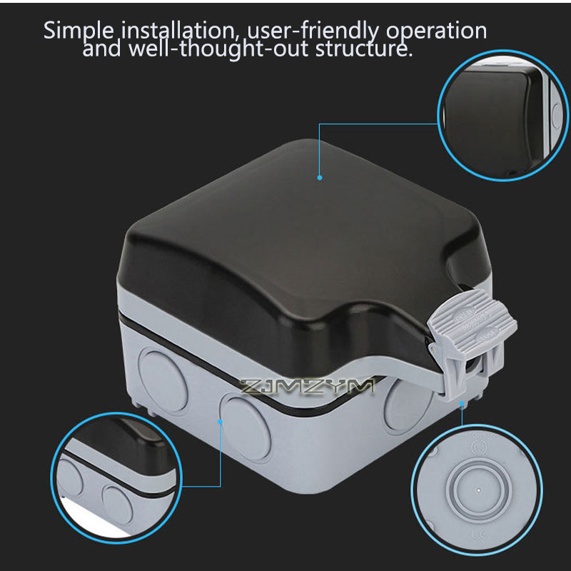 Outdoor Waterproof Socket IP66 - đánh giá và giá Outdoor Power Outlet Waterproof