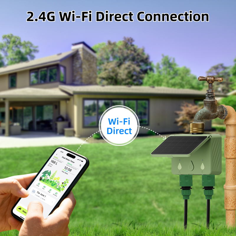 WiFi 2-Zone Automatic Sprinkle - đánh giá và giá Power Zone Outdoor Timer