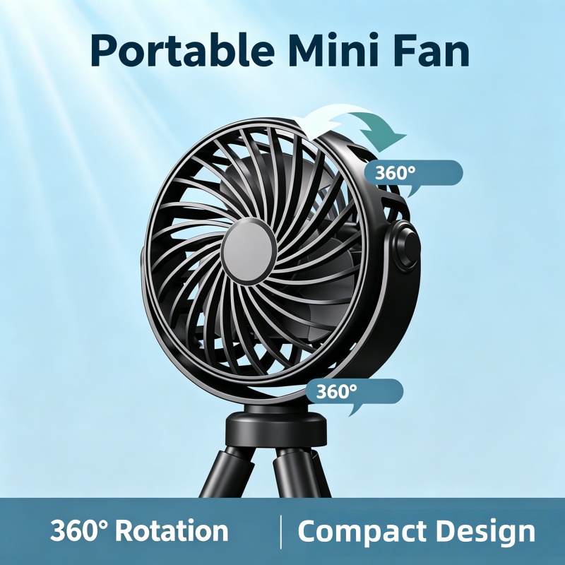 360° Rotatable Flexible Clip O - đánh giá và giá Outdoor Power Fan