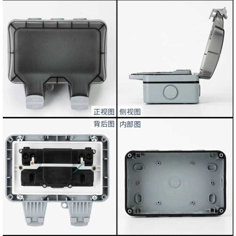 EU KR Outdoor Wall Waterproof  - đánh giá và giá Outdoor Power Outlet Waterproof