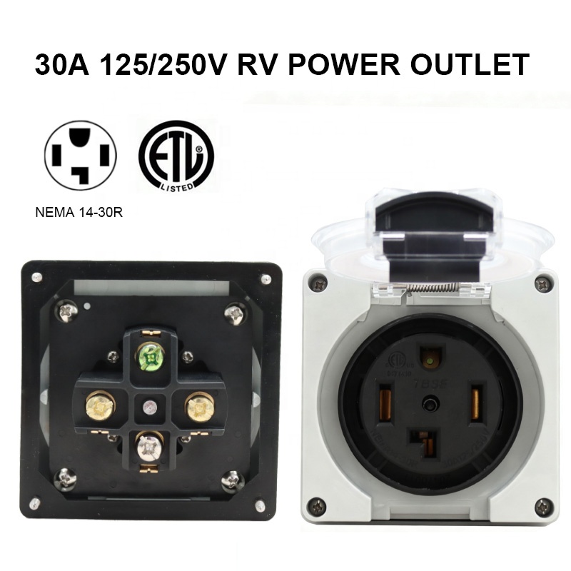 30Amp Power Outlet Box NEMA 14 - đánh giá và giá Outdoor Power Receptacle Box