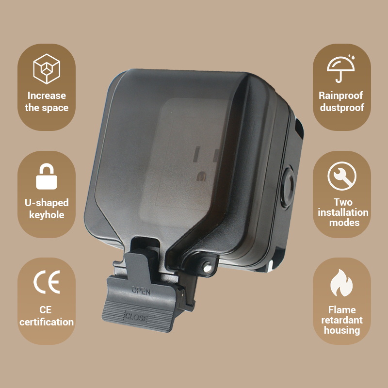 Avoir IP66 Wall Waterproof Soc - đánh giá và giá Outdoor Power Outlet Waterproof