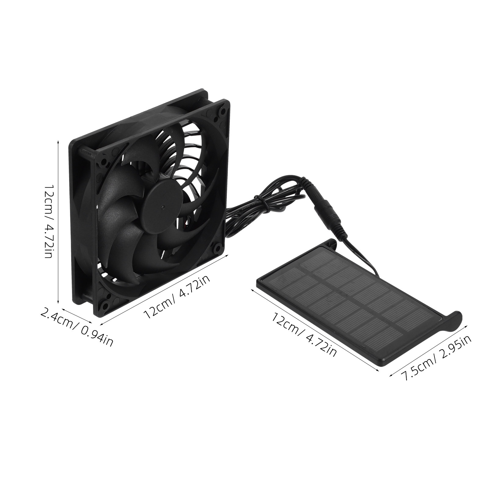 Solar Fan 3W Solar Panel Power - đánh giá và giá Outdoor Power Fan