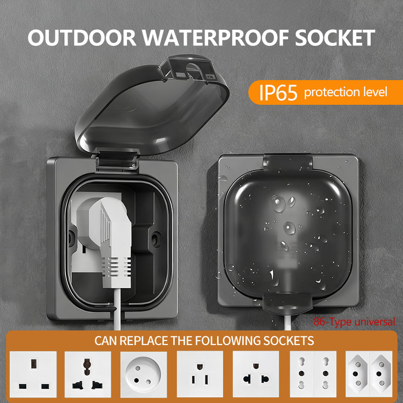 IP65 Waterproof Outdoor Socket - đánh giá và giá Outdoor Power Receptacle