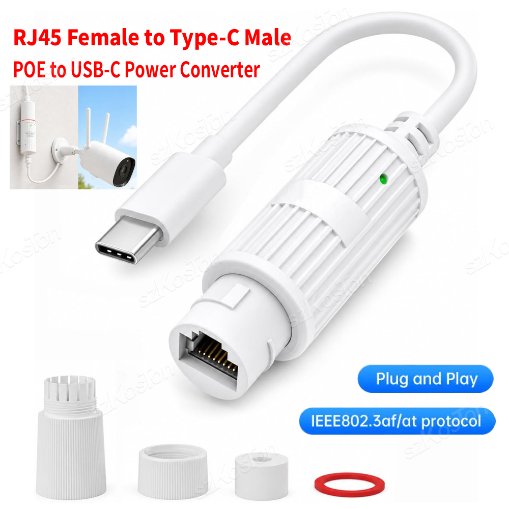 POE to USB-C Power Converter R - đánh giá và giá Outdoor Power Monitor