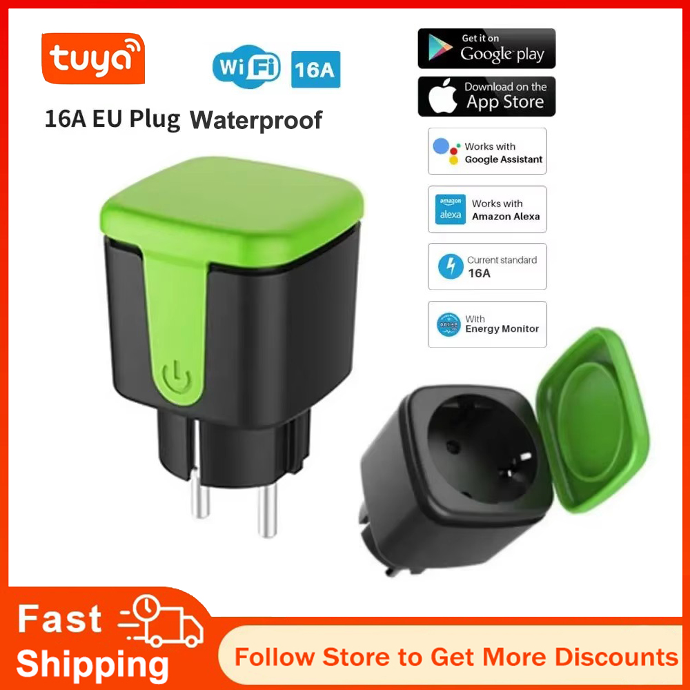 Tuya EU 16A WiFi Smart Waterpr - đánh giá và giá Outdoor Power Plug