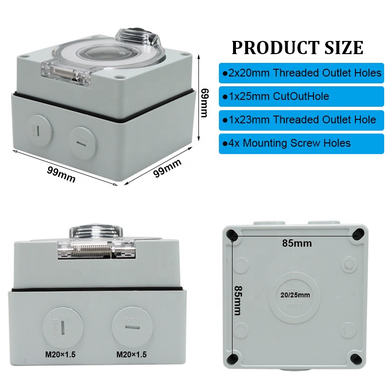 50 Amp Generator RV Power Inle - đánh giá và giá Outdoor Power Receptacle Box