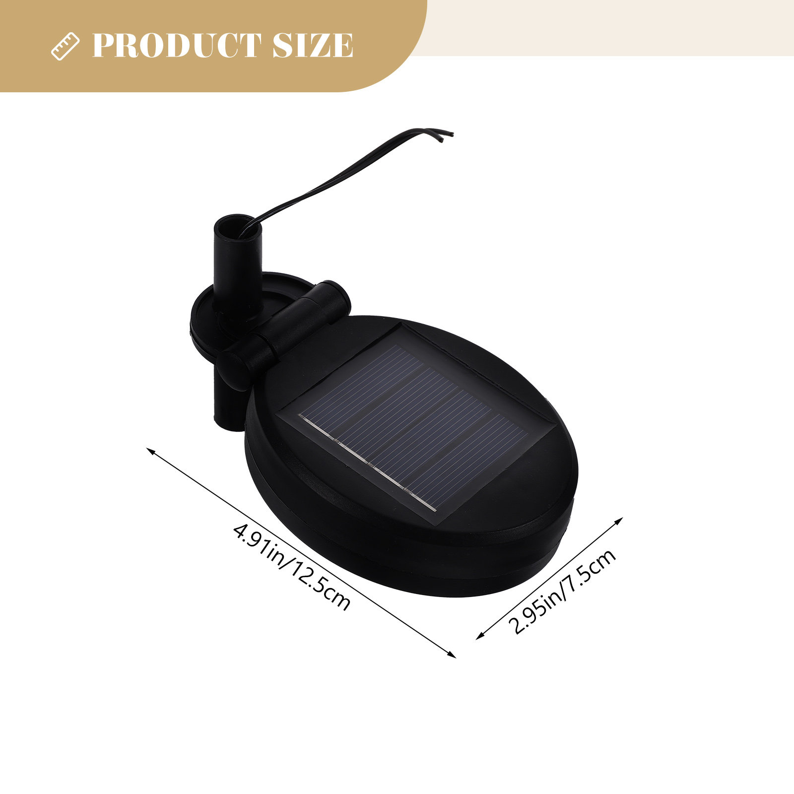 2 Pcs Mini Solar Panel Light R - đánh giá và giá Outdoor Power Board