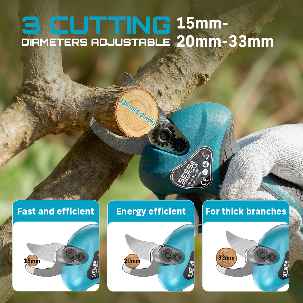 SEESII 3-in-1 Brushless Cordle - đánh giá và giá Pole Saw Cordless