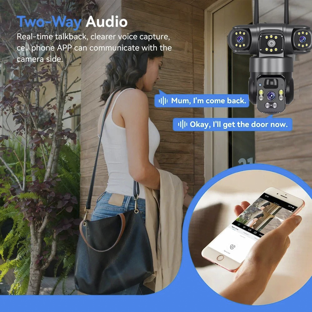 4G Solar Camera Three Lens Thr - đánh giá và giá Outdoor Power Monitor