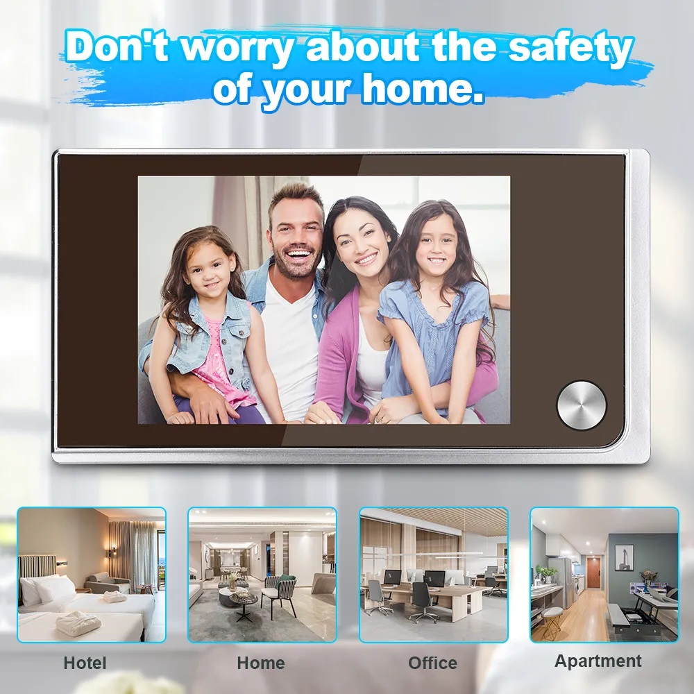 3.5 inch Camera Peephole Doorb - đánh giá và giá Outdoor Power Monitor
