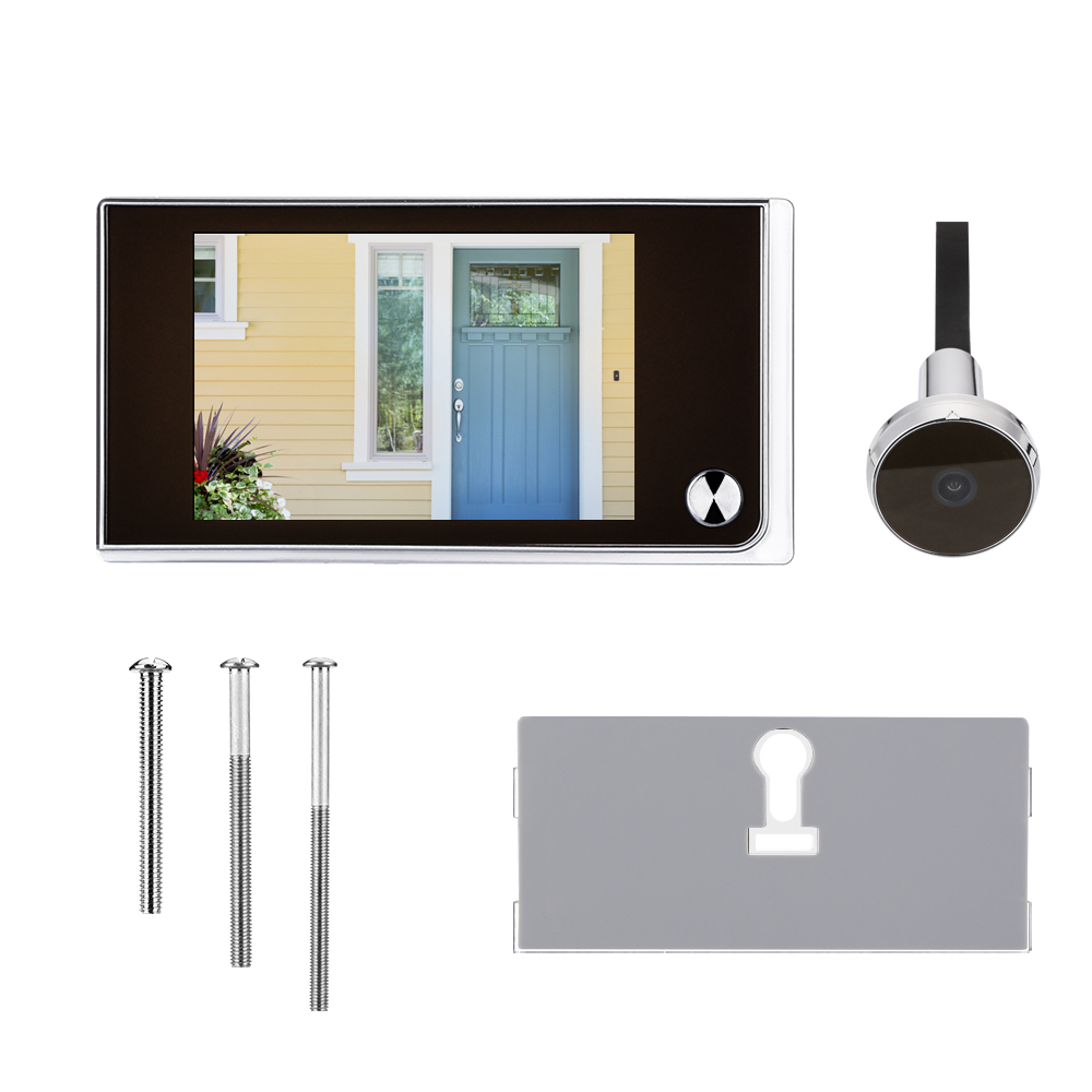 3.5 inch Camera Peephole Doorb - đánh giá và giá Outdoor Power Monitor