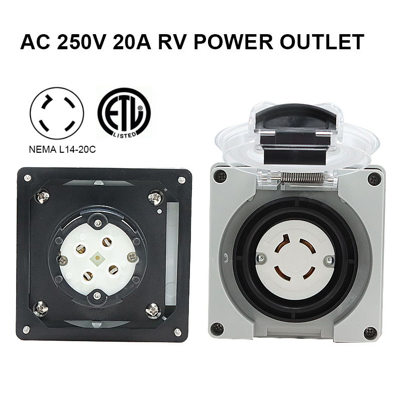 125/250V 20A Generator RV Powe - đánh giá và giá Outdoor Power Receptacle