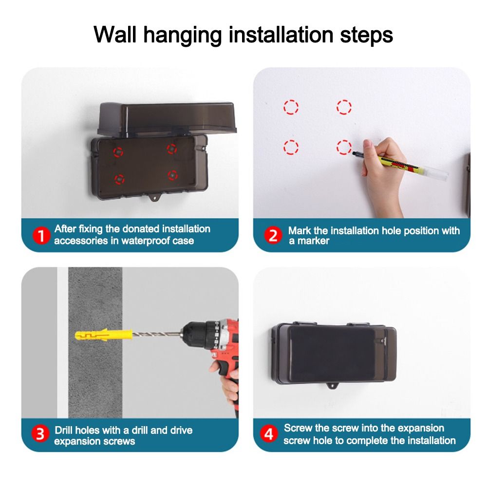 Portable Plastic Plug Box Anti - đánh giá và giá Outdoor Power Outlet Waterproof