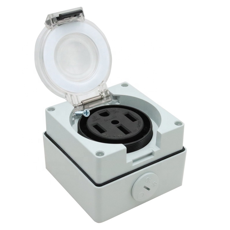 50 Amp Generator RV Power Inle - đánh giá và giá Outdoor Power Receptacle Box