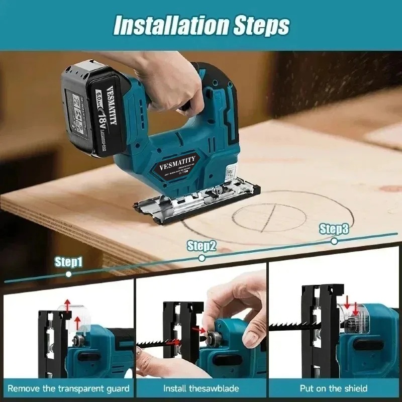 DJV182Z 340W Brushless Jigsaw  - đánh giá và giá Pole Saw Cordless