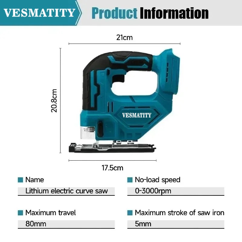 DJV182Z 340W Brushless Jigsaw  - đánh giá và giá Pole Saw Cordless