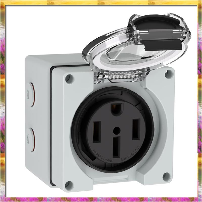 AA46 HOT-50Amp Outdoor Power O - đánh giá và giá Outdoor Power Receptacle