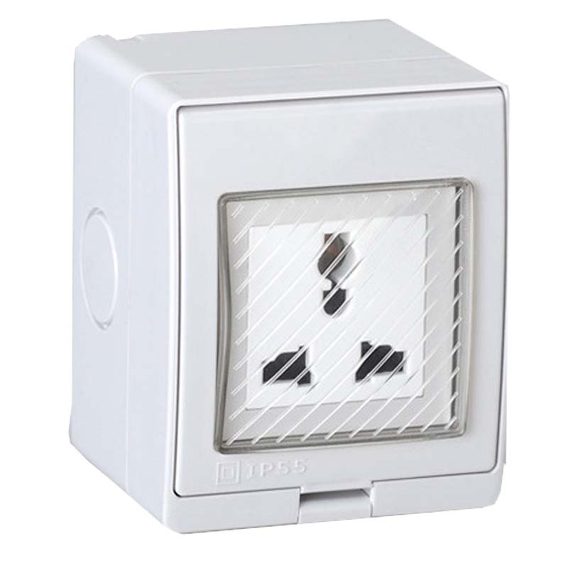 Trắng Âu UK EU Mỹ Đa Năng Chốn - đánh giá và giá Outdoor Power Outlet Waterproof