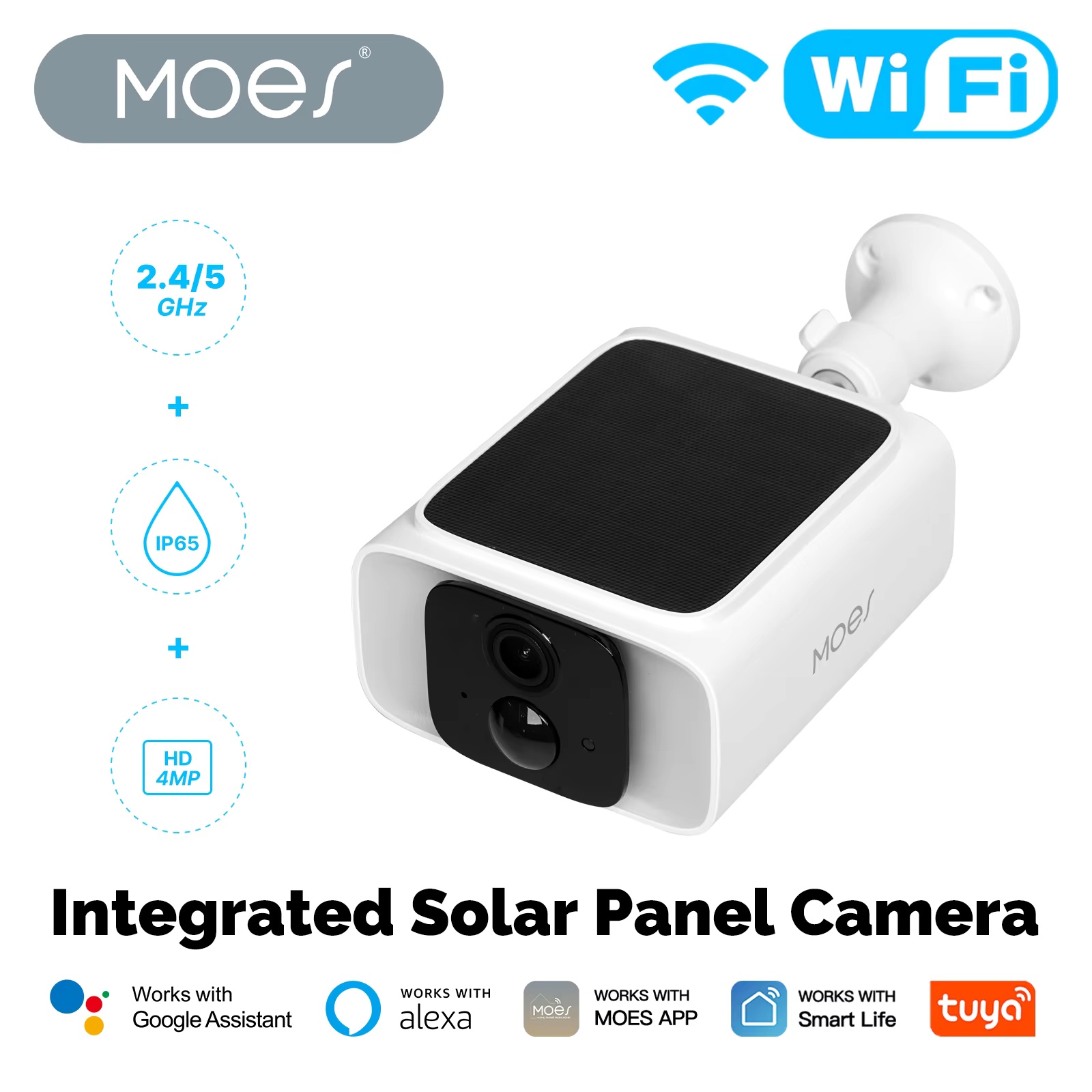 MOES Tuya Smart WiFi Solar Pow - đánh giá và giá Outdoor Power Monitor